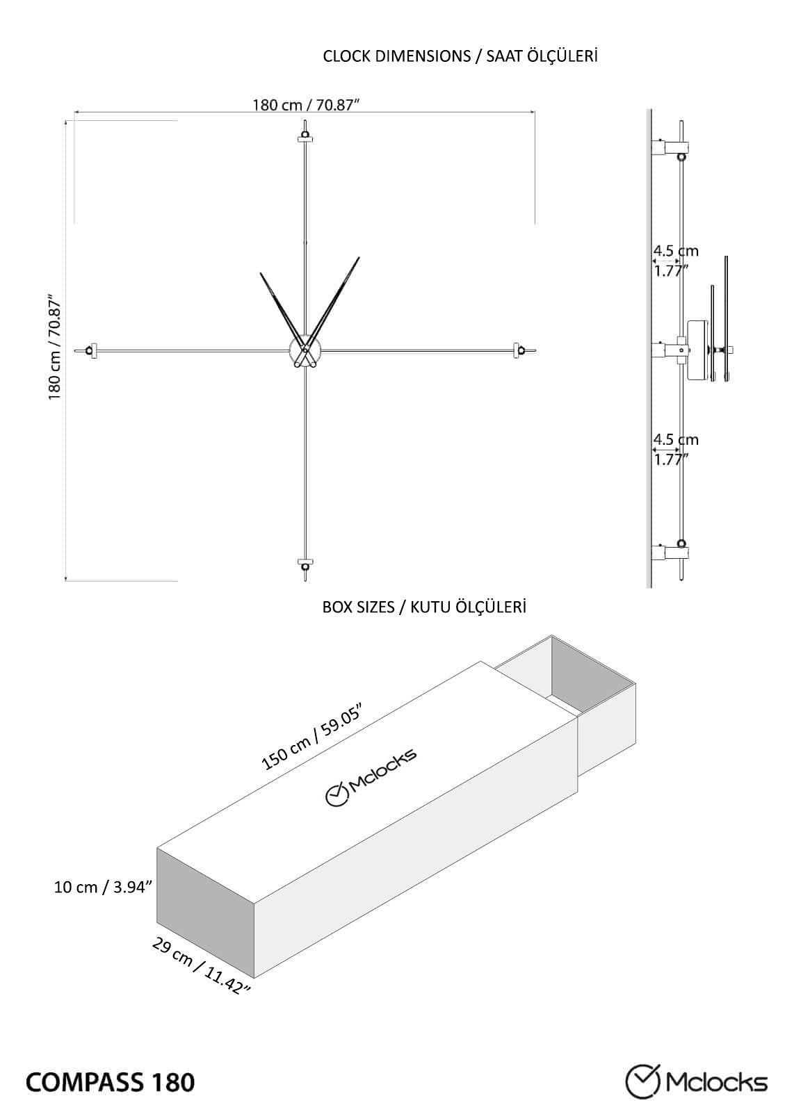 Bussola Contemporary Wall Clock – image 18