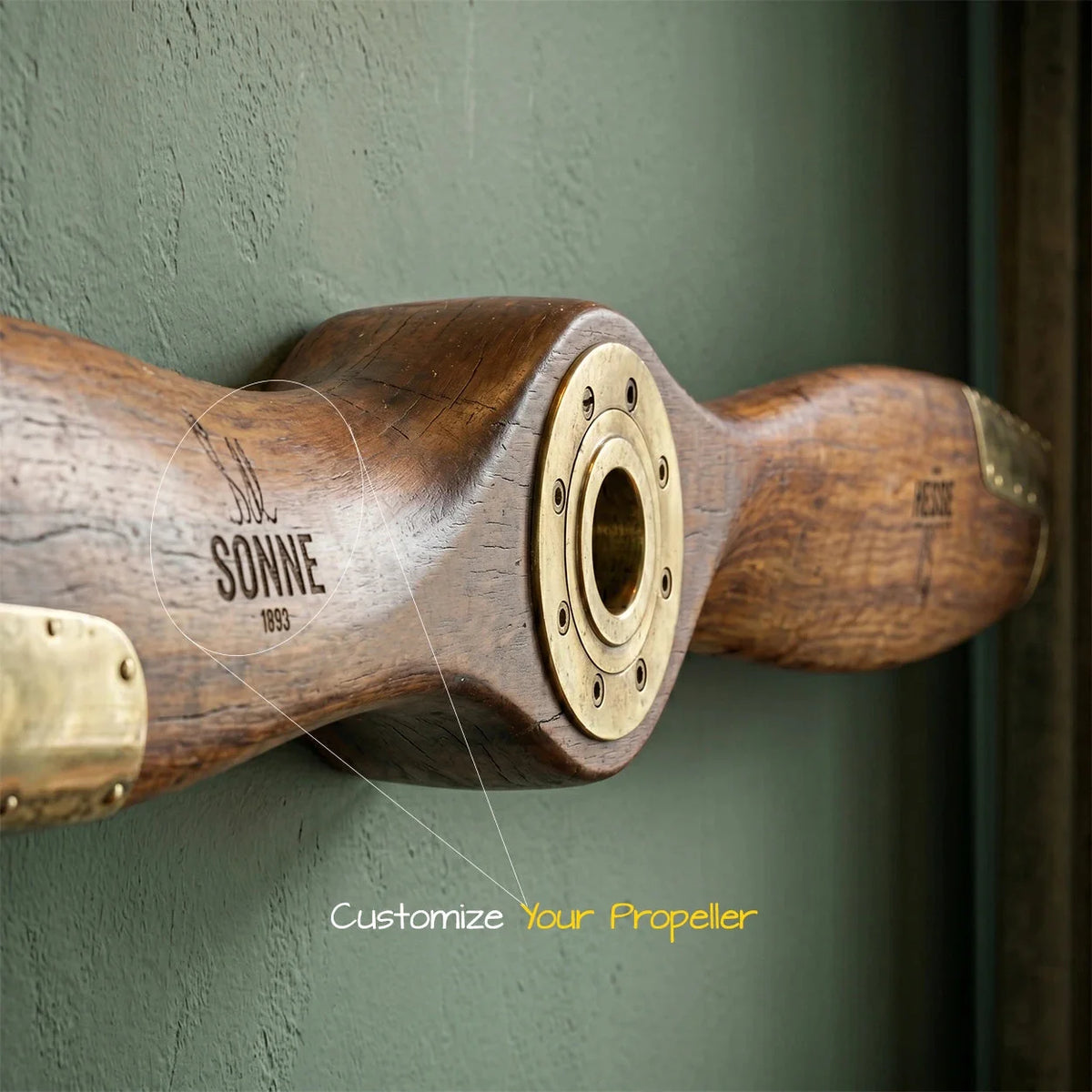 Sculptural Airplane Propeller Wall Art – image 5