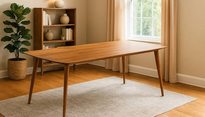Edge-Glued Solid Wood Dining and Kitchen Table – image 6