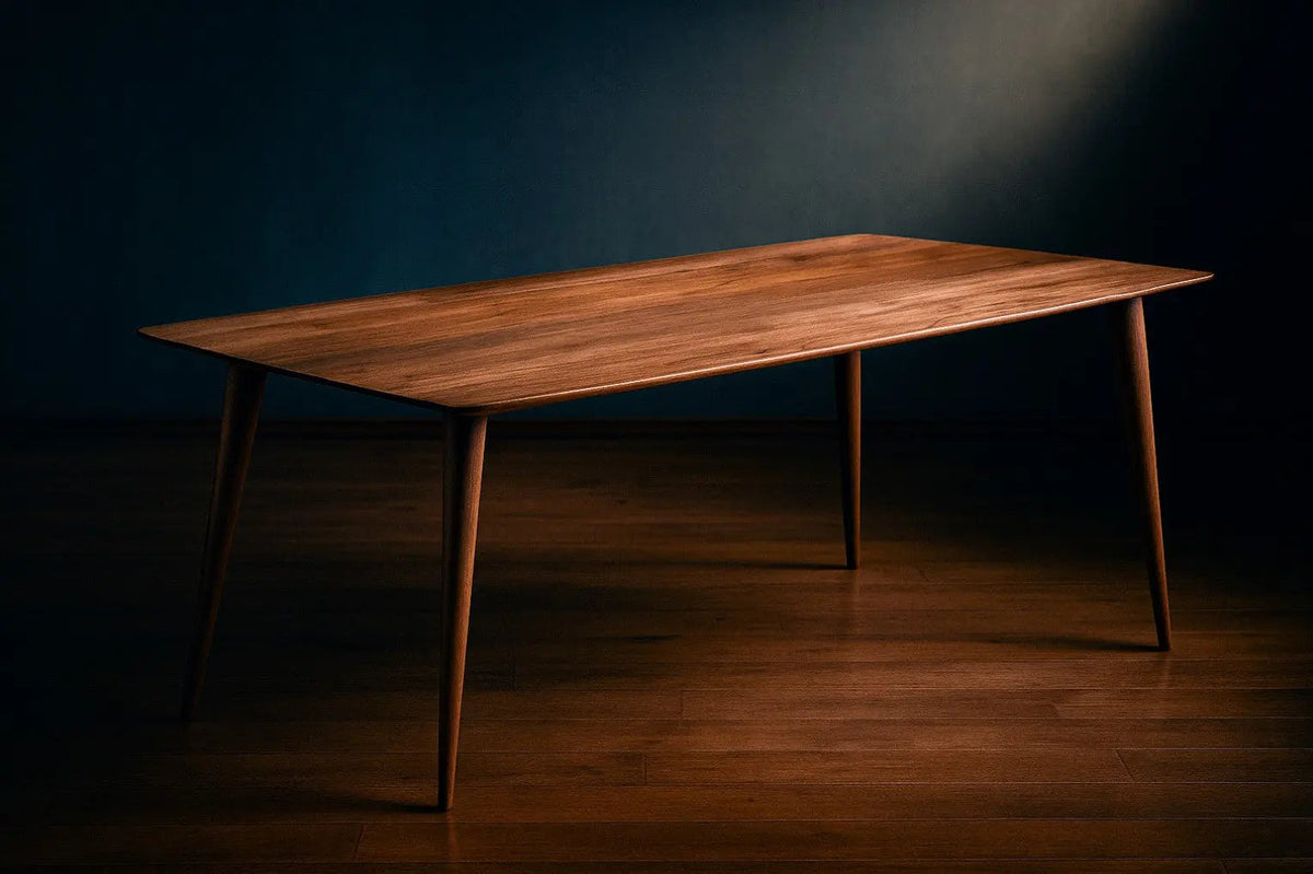 Edge-Glued Solid Wood Dining and Kitchen Table – image 9