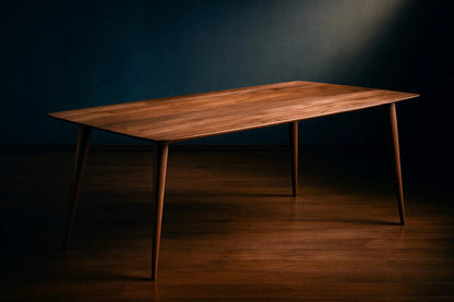 Edge-Glued Solid Wood Dining and Kitchen Table – image 9