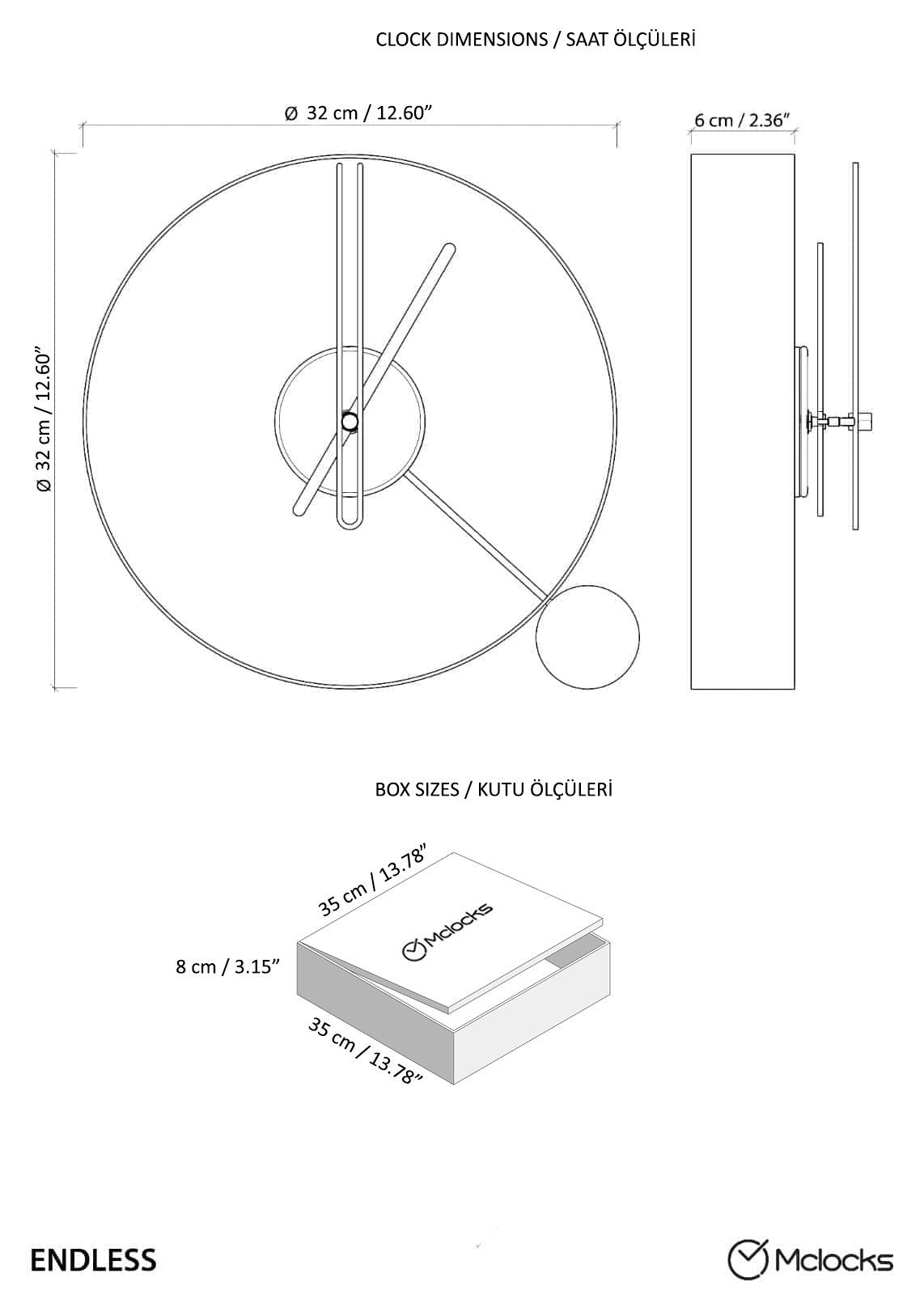 Perpetua Modern Table Clock – image 14