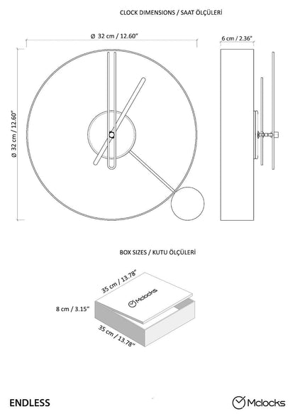 Perpetua Modern Table Clock – image 14