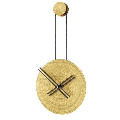 Infinita Metal Wall Clock with Rope Detail – image 9