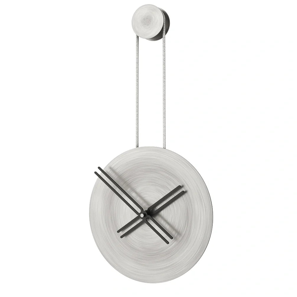Infinita Metal Wall Clock with Rope Detail – image 11