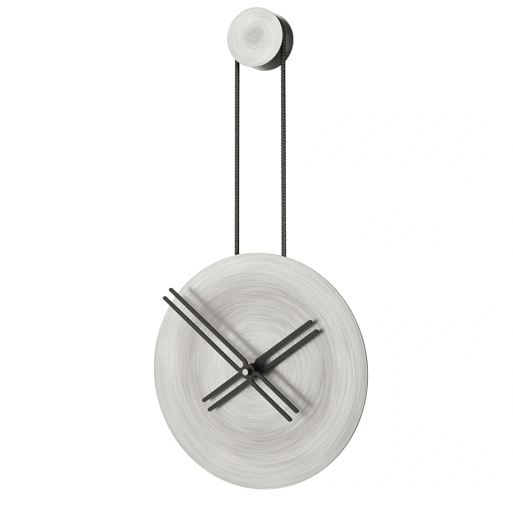 Infinita Metal Wall Clock with Rope Detail – image 10