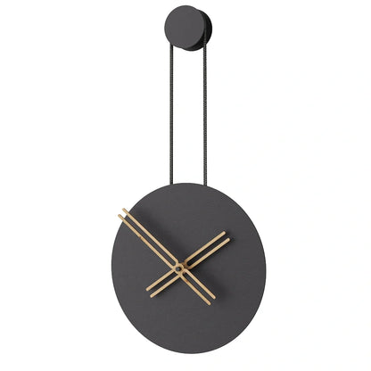 Infinita Metal Wall Clock with Rope Detail – image 14