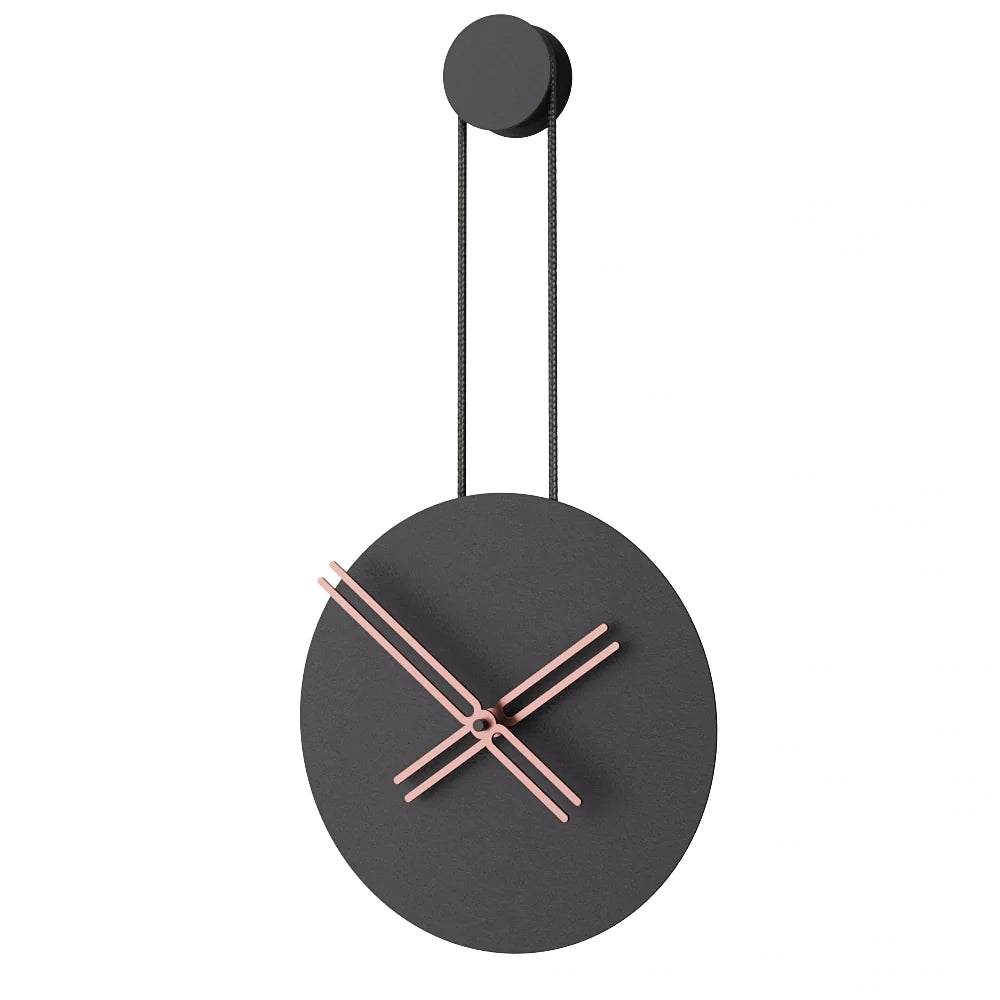 Infinita Metal Wall Clock with Rope Detail – image 17