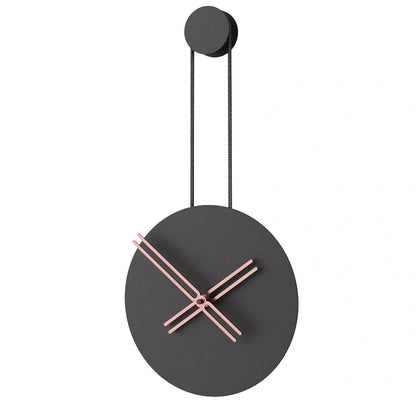 Infinita Metal Wall Clock with Rope Detail – image 17