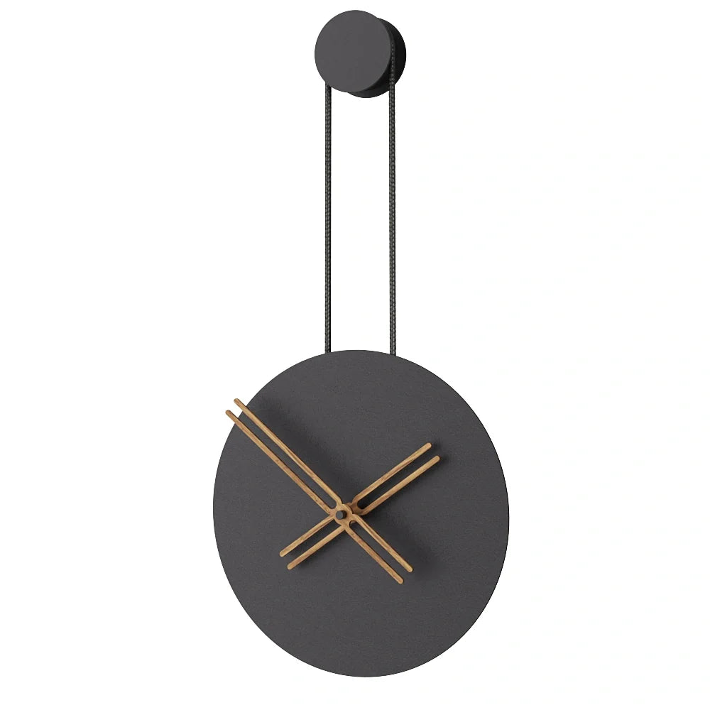 Infinita Metal Wall Clock with Rope Detail – image 19