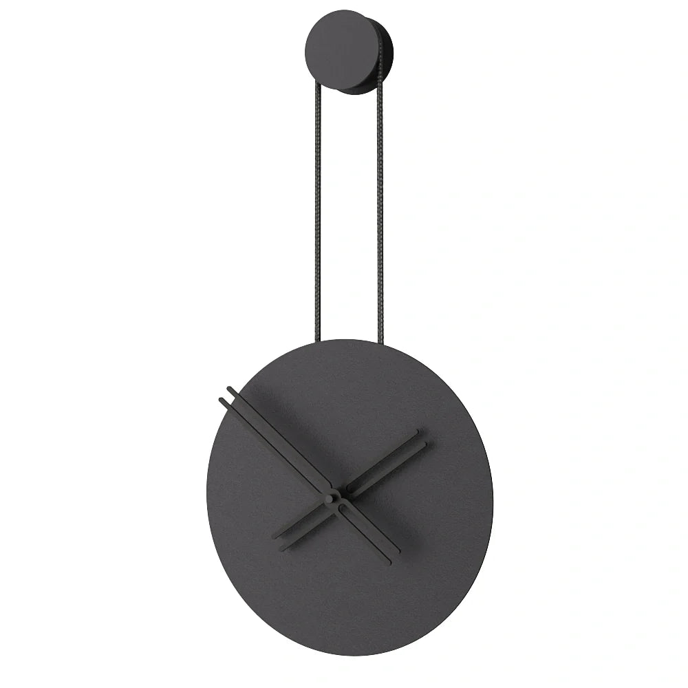 Infinita Metal Wall Clock with Rope Detail – image 12