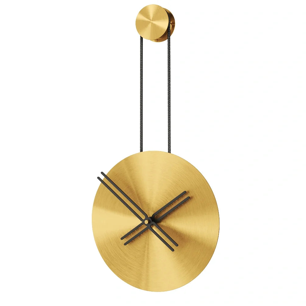 Infinita Metal Wall Clock with Rope Detail – image 20