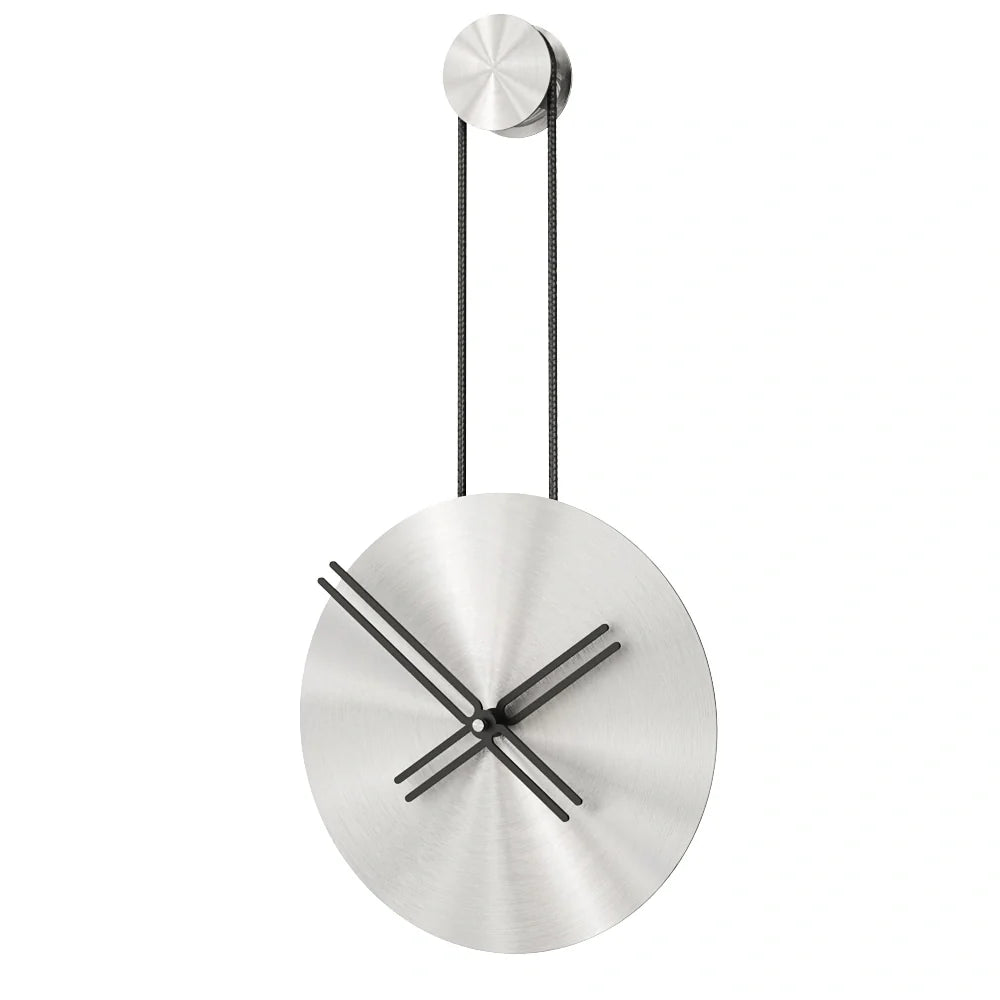 Infinita Metal Wall Clock with Rope Detail – image 21