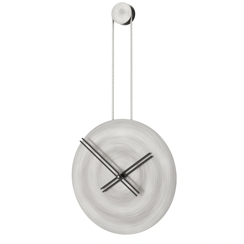 Infinita Metal Wall Clock with Rope Detail – image 27