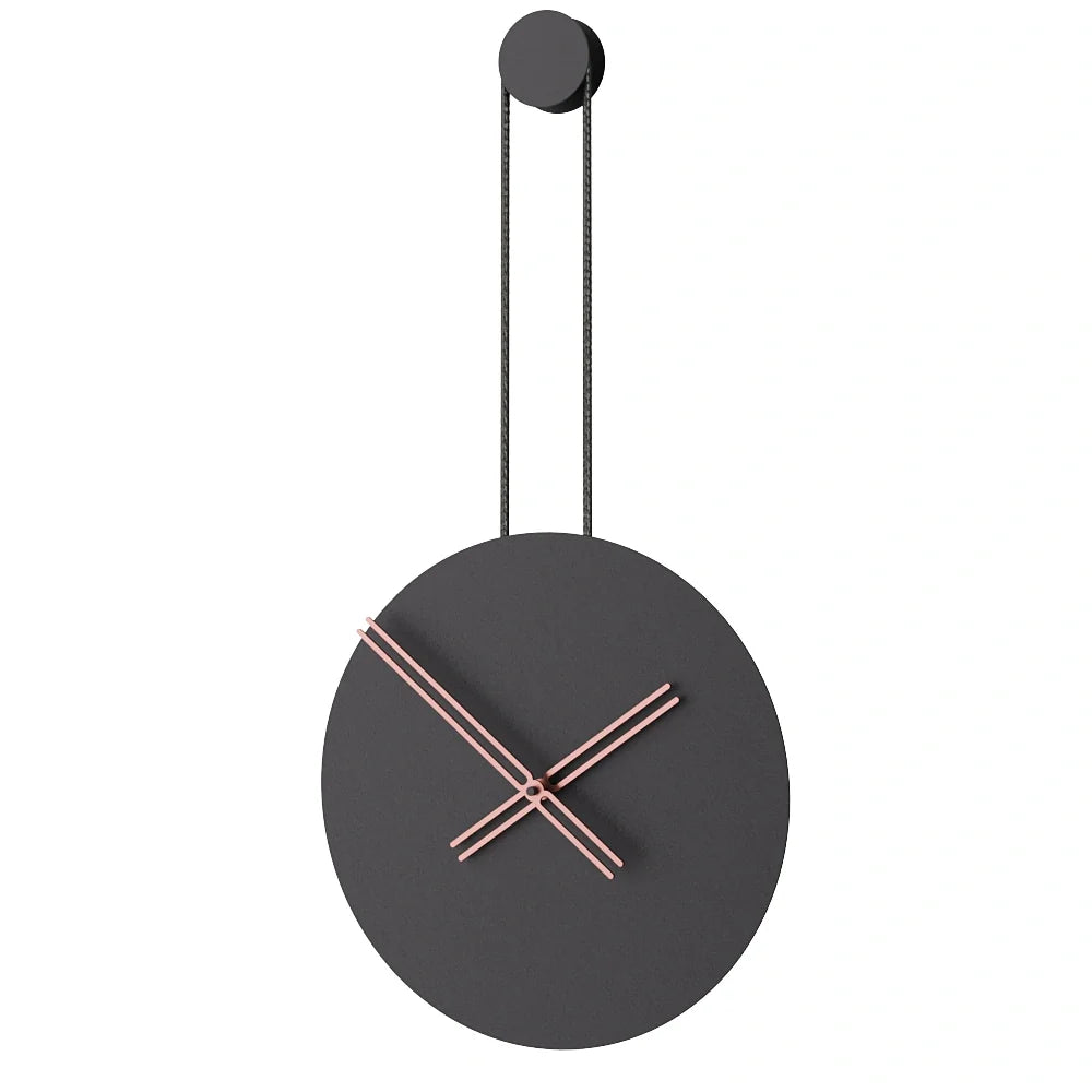 Infinita Metal Wall Clock with Rope Detail – image 33
