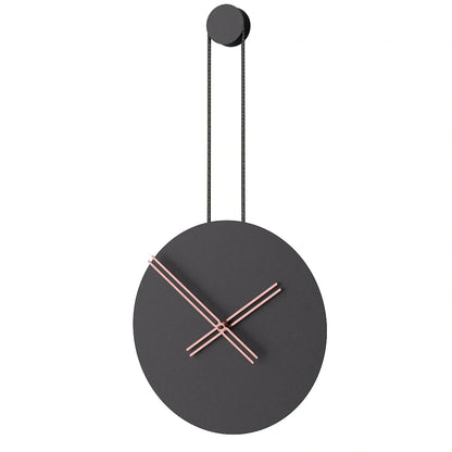 Infinita Metal Wall Clock with Rope Detail – image 33