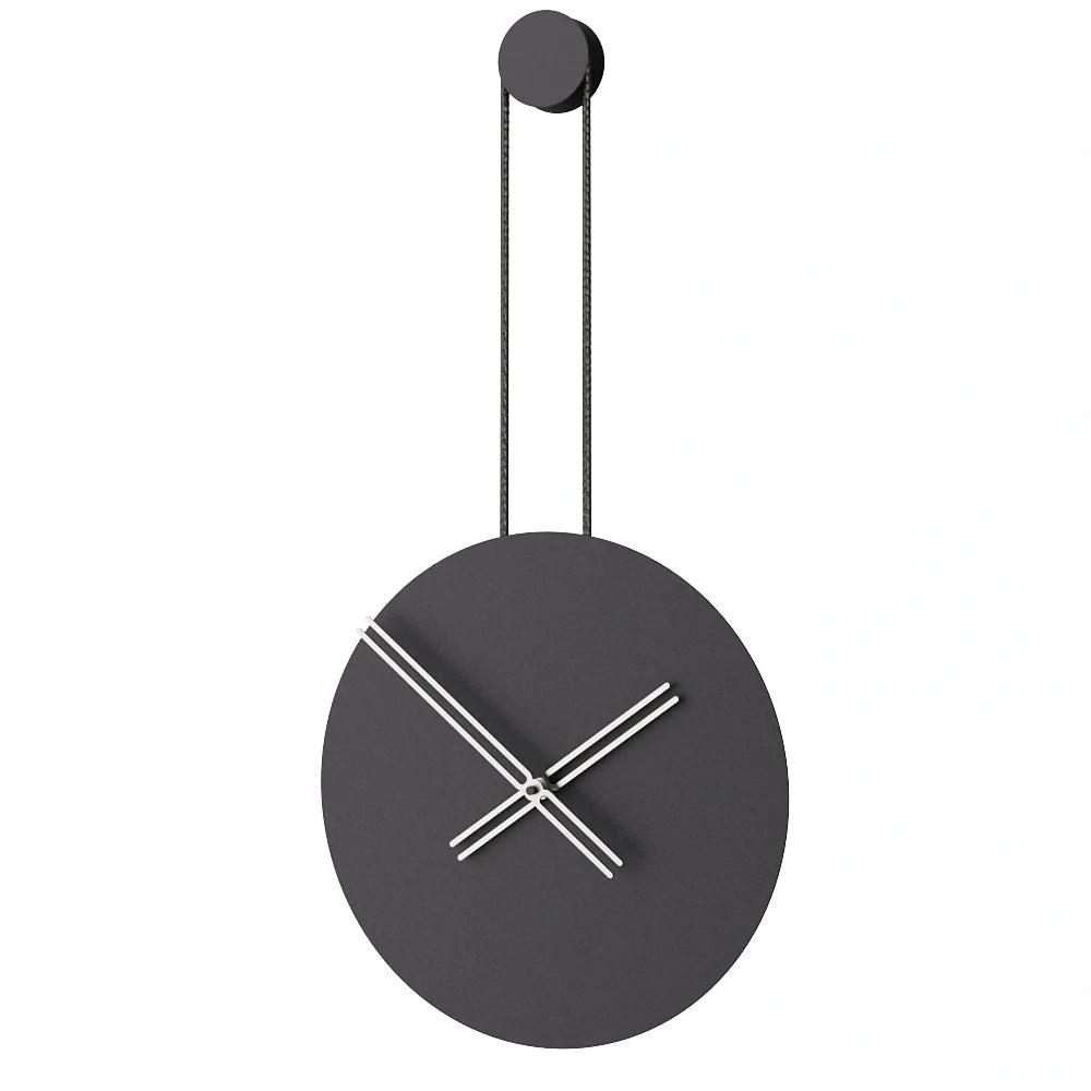 Infinita Metal Wall Clock with Rope Detail – image 34