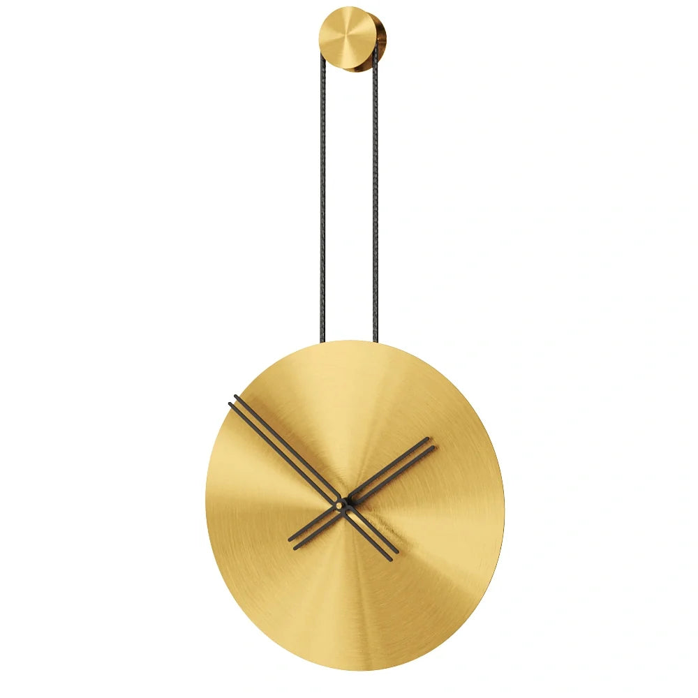 Infinita Metal Wall Clock with Rope Detail – image 36