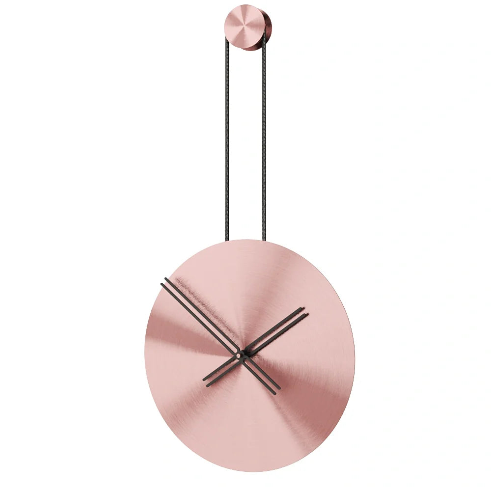 Infinita Metal Wall Clock with Rope Detail – image 40