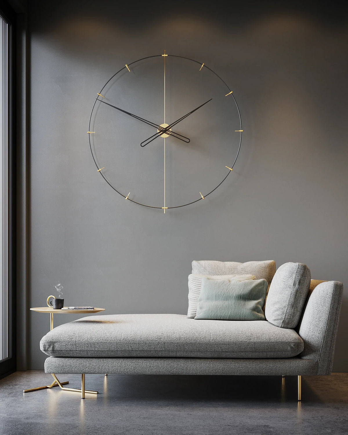 Massa Index Oversized Wall Clock – image 1