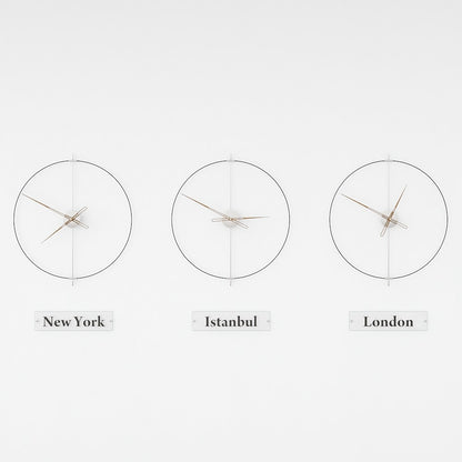 Massa World Time Zone Wall Clock Set – image 13