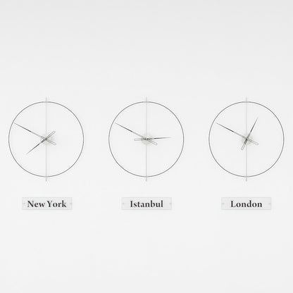 Massa World Time Zone Wall Clock Set – image 15