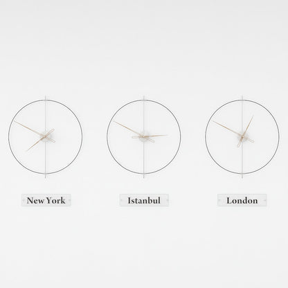 Massa World Time Zone Wall Clock Set – image 16