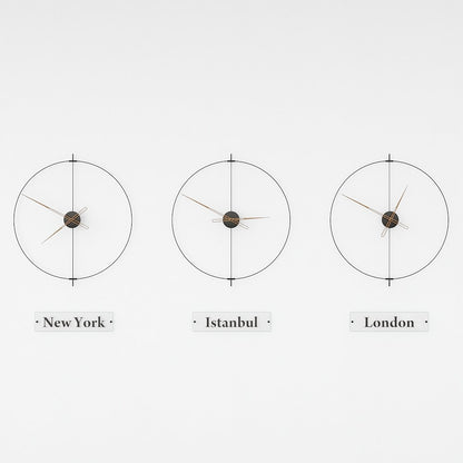Massa World Time Zone Wall Clock Set – image 18