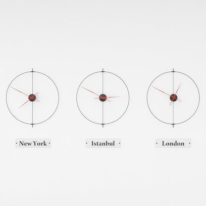 Massa World Time Zone Wall Clock Set – image 6