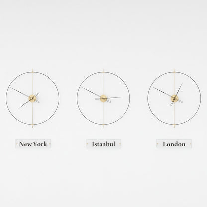 Massa World Time Zone Wall Clock Set – image 9