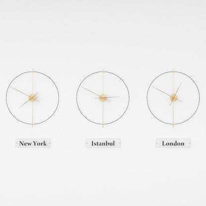 Massa World Time Zone Wall Clock Set – image 10