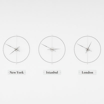 Massa World Time Zone Wall Clock Set – image 11