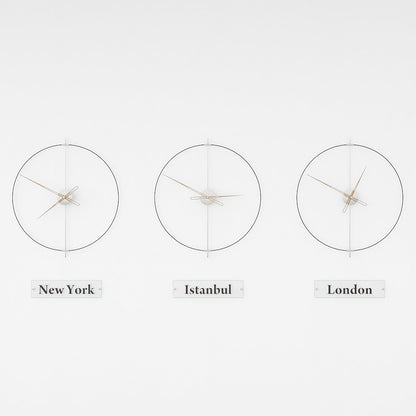 Massa World Time Zone Wall Clock Set – image 12