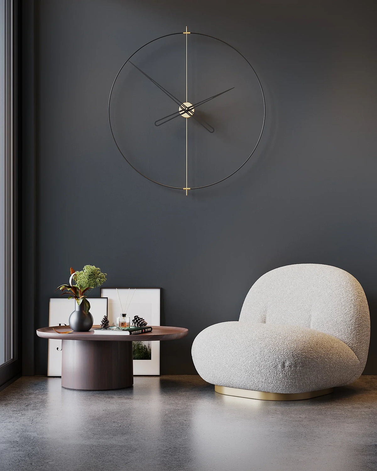 Massa Oversized Minimalist Wall Clock – image 3