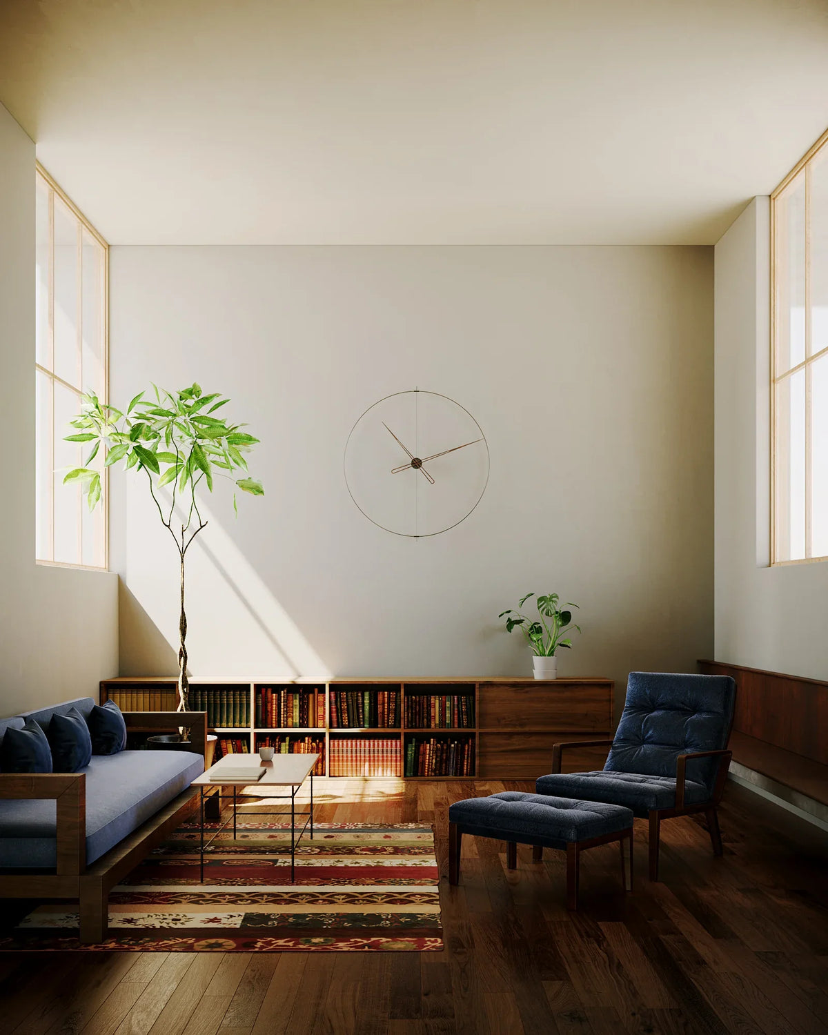 Massa Oversized Minimalist Wall Clock – image 5