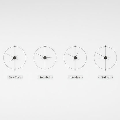 Massa World Time Zone Wall Clock Set – image 19