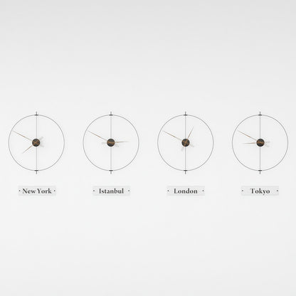 Massa World Time Zone Wall Clock Set – image 33