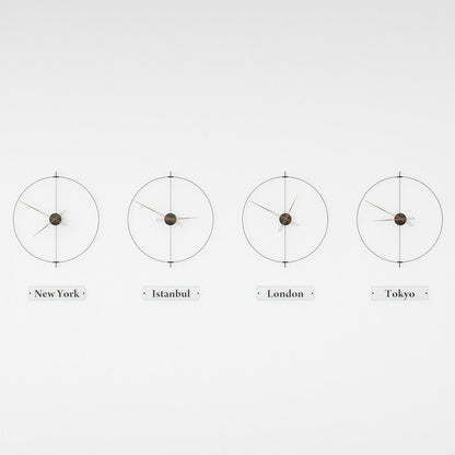 Massa World Time Zone Wall Clock Set – image 20
