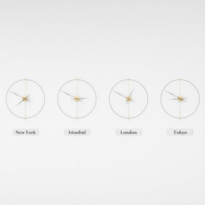 Massa World Time Zone Wall Clock Set – image 22