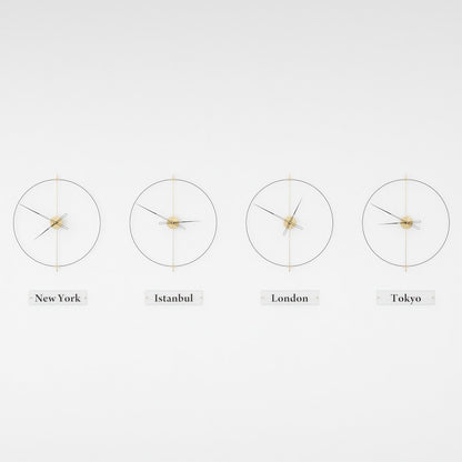 Massa World Time Zone Wall Clock Set – image 24
