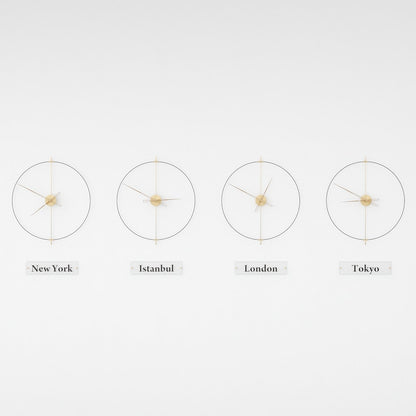 Massa World Time Zone Wall Clock Set – image 25