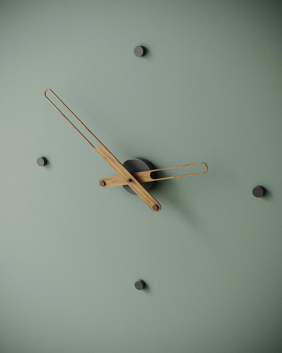 Nilo Minimalist Metal Wall Clock – image 3