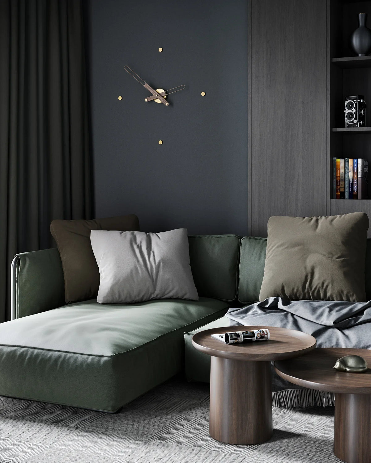 Nilo Minimalist Metal Wall Clock – image 6