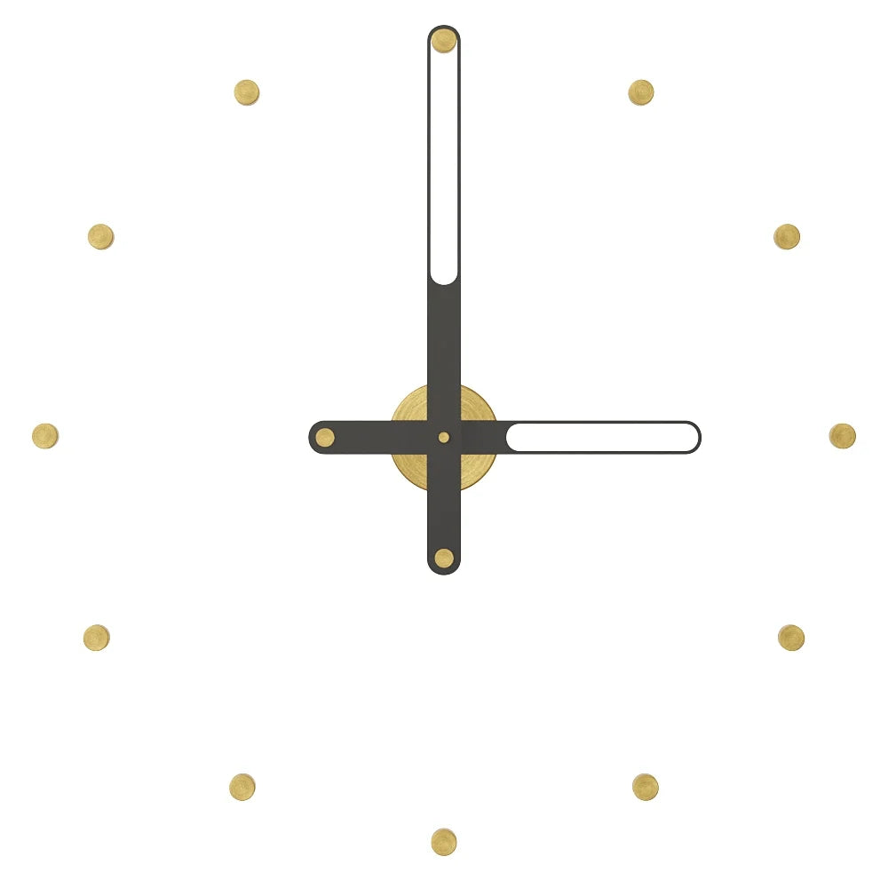 Nilo Index Wall Clock with Hour Markers – image 17