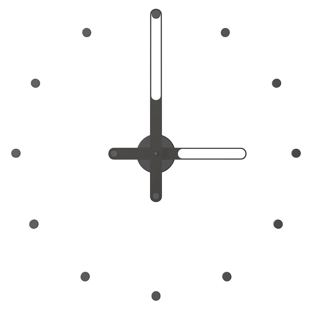 Nilo Index Wall Clock with Hour Markers – image 18
