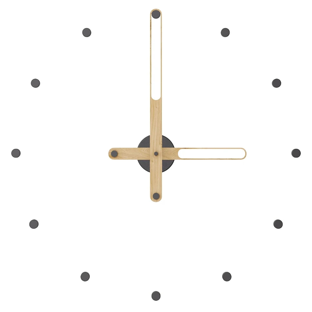 Nilo Index Wall Clock with Hour Markers – image 19