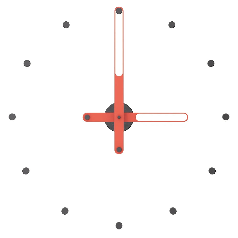 Nilo Index Wall Clock with Hour Markers – image 20