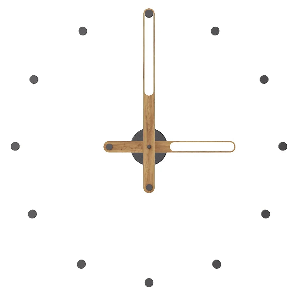 Nilo Index Wall Clock with Hour Markers – image 21