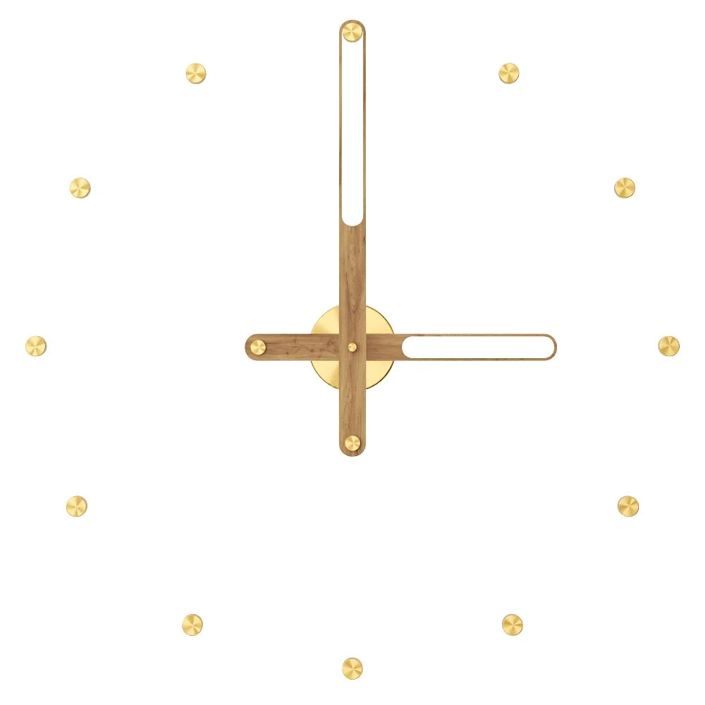 Nilo Index Wall Clock with Hour Markers – image 24