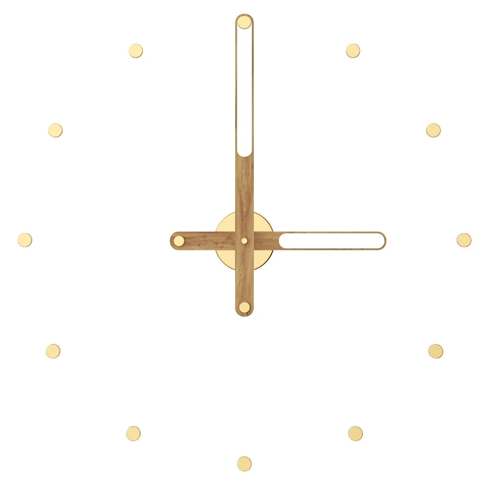 Nilo Index Wall Clock with Hour Markers – image 25